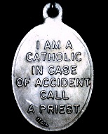 'I am a cattoic in case of accident call a priest' R92.jpg